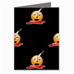 bloody Emoji Greeting Card