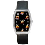 bloody Emoji Barrel Style Metal Watch