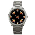 bloody Emoji Sport Metal Watch