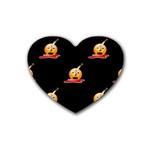 bloody Emoji Heart Coaster (4 pack)