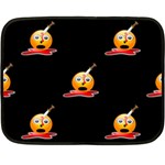 bloody Emoji Double Sided Fleece Blanket (Mini)