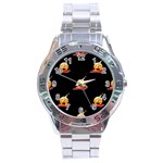 bloody Emoji Stainless Steel Analogue Watch