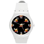 bloody Emoji Round Plastic Sport Watch (M)