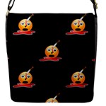 bloody Emoji Flap Closure Messenger Bag (S)