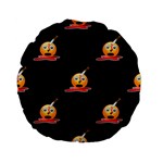 bloody Emoji Standard 15  Premium Flano Round Cushion 