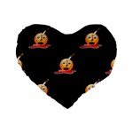 bloody Emoji Standard 16  Premium Flano Heart Shape Cushion 