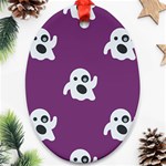 ghost Emoji  Ornament (Oval)