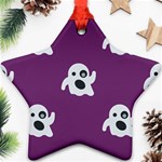 ghost Emoji  Ornament (Star)