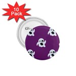 ghost Emoji  1.75  Button (10 pack) 