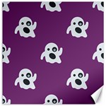 ghost Emoji  Canvas 12  x 12 