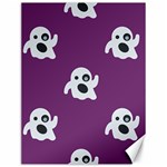 ghost Emoji  Canvas 12  x 16 