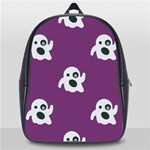 ghost Emoji  School Bag (Large)