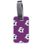 ghost Emoji  Luggage Tag (two sides)