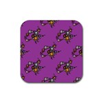 witch Emoji  Rubber Coaster (Square)