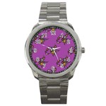 witch Emoji  Sport Metal Watch