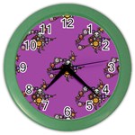 witch Emoji  Color Wall Clock