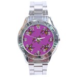 witch Emoji  Stainless Steel Analogue Watch