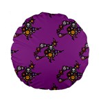 witch Emoji  Standard 15  Premium Round Cushion 