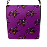 witch Emoji  Flap Closure Messenger Bag (L)