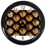 Heart Steampunk Wall Clock (Black)