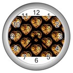 Heart Steampunk Wall Clock (Silver)