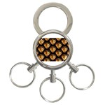 Heart Steampunk 3-Ring Key Chain