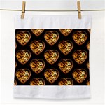 Heart Steampunk Face Towel