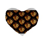 Heart Steampunk Standard 16  Premium Heart Shape Cushion 