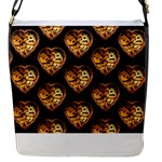 Heart Steampunk Flap Closure Messenger Bag (S)