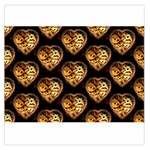 Heart Steampunk Large Satin Scarf (Square)