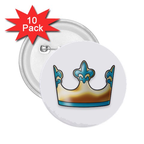 CrownIcons_003 2.25  Button (10 pack) from ArtsNow.com Front