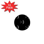 happy face Kaomoji 1  Mini Button (10 pack) 