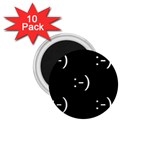 happy face Kaomoji 1.75  Magnet (10 pack) 