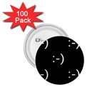 happy face Kaomoji 1.75  Button (100 pack) 