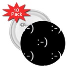 happy face Kaomoji 2.25  Button (10 pack)