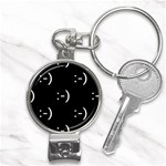 happy face Kaomoji Nail Clippers Key Chain