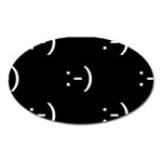 happy face Kaomoji Magnet (Oval)