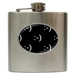 happy face Kaomoji Hip Flask (6 oz)