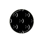 happy face Kaomoji Hat Clip Ball Marker (4 pack)