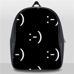 happy face Kaomoji School Bag (XL)