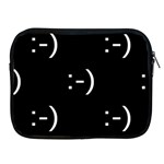 happy face Kaomoji Apple iPad 2/3/4 Zipper Case