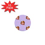 princess emoji 1  Mini Button (10 pack) 