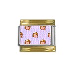 princess emoji Gold Trim Italian Charm (9mm)