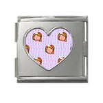 princess emoji Mega Link Heart Italian Charm (18mm)