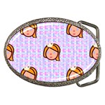 princess emoji Belt Buckle