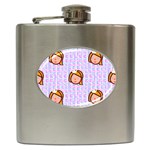 princess emoji Hip Flask (6 oz)