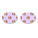 princess emoji Cufflinks (Oval)