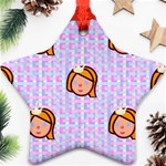 princess emoji Star Ornament (Two Sides)