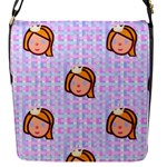 princess emoji Flap Closure Messenger Bag (S)