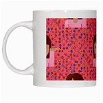 brunette girl emoji White Mug